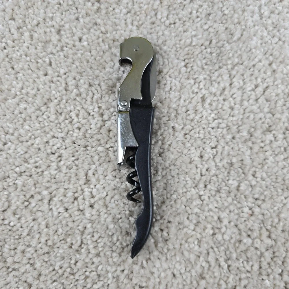 Hilton Wine‎ Opener Black Waiters Corkscrew Foil Cutter Tel Aviv Souvenir